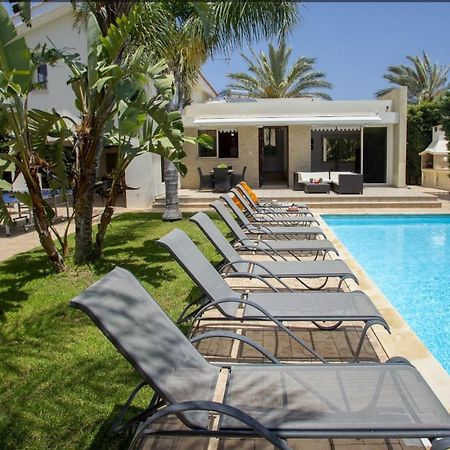 Soothing Sunset Villa With Private Pool, 200M From The Beach 페르볼리아 외부 사진